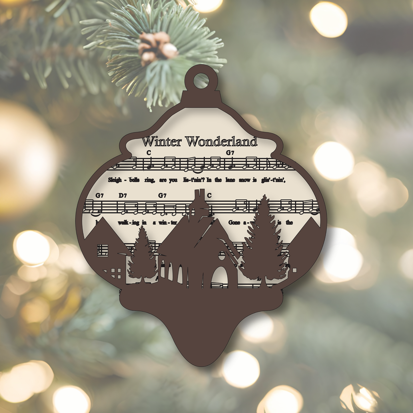 Winter Wonderland Music Ornament