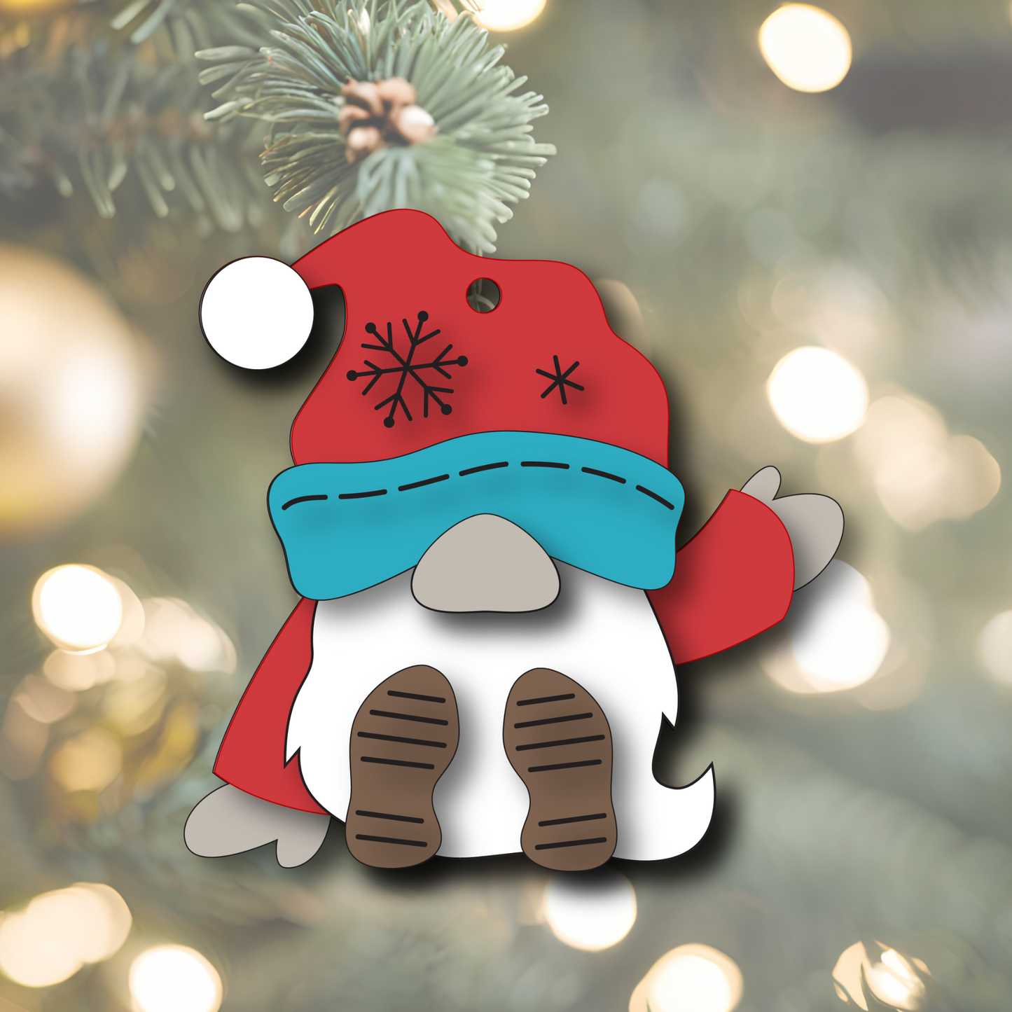 Gnome Christmas Ornament