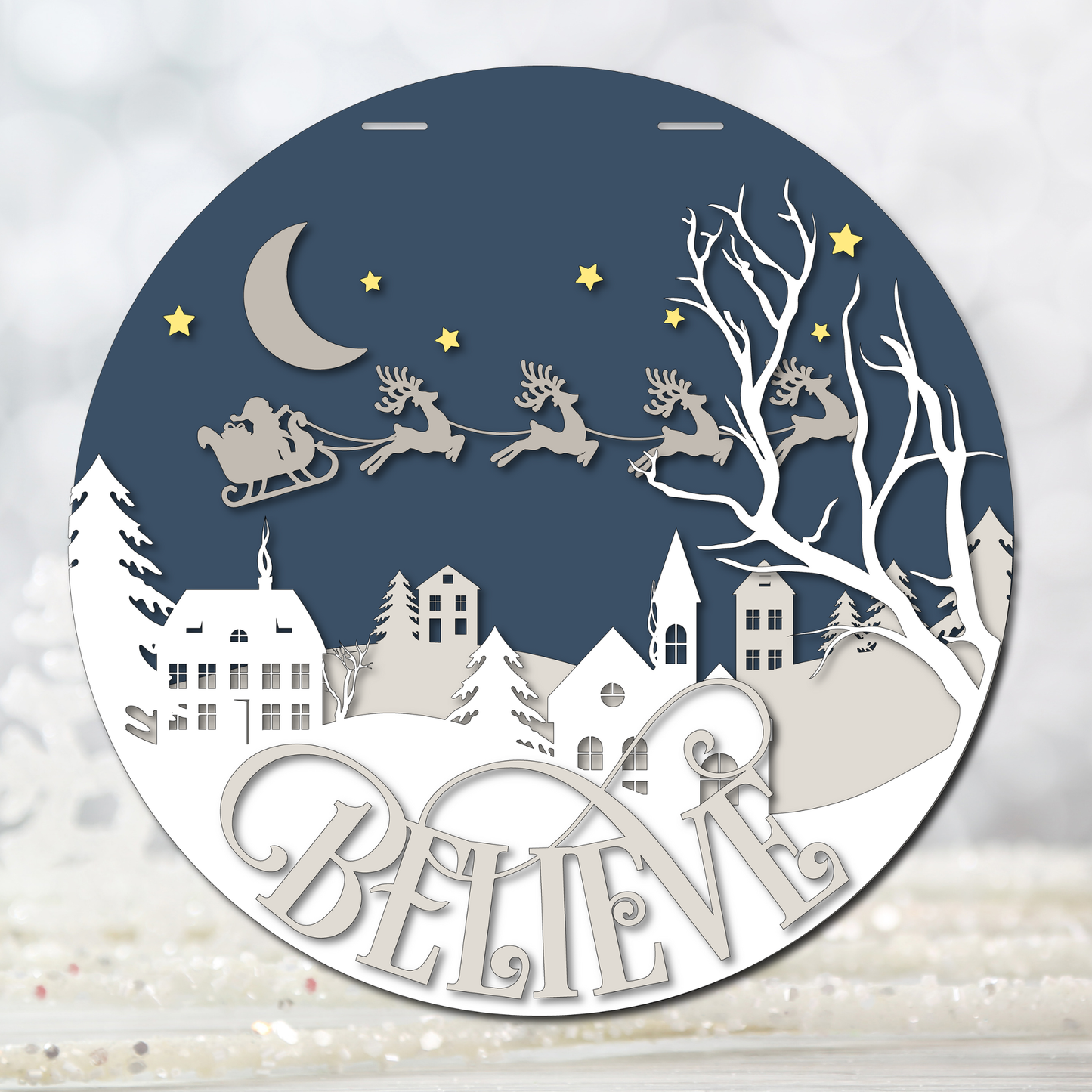 Believe Christmas Village 16"