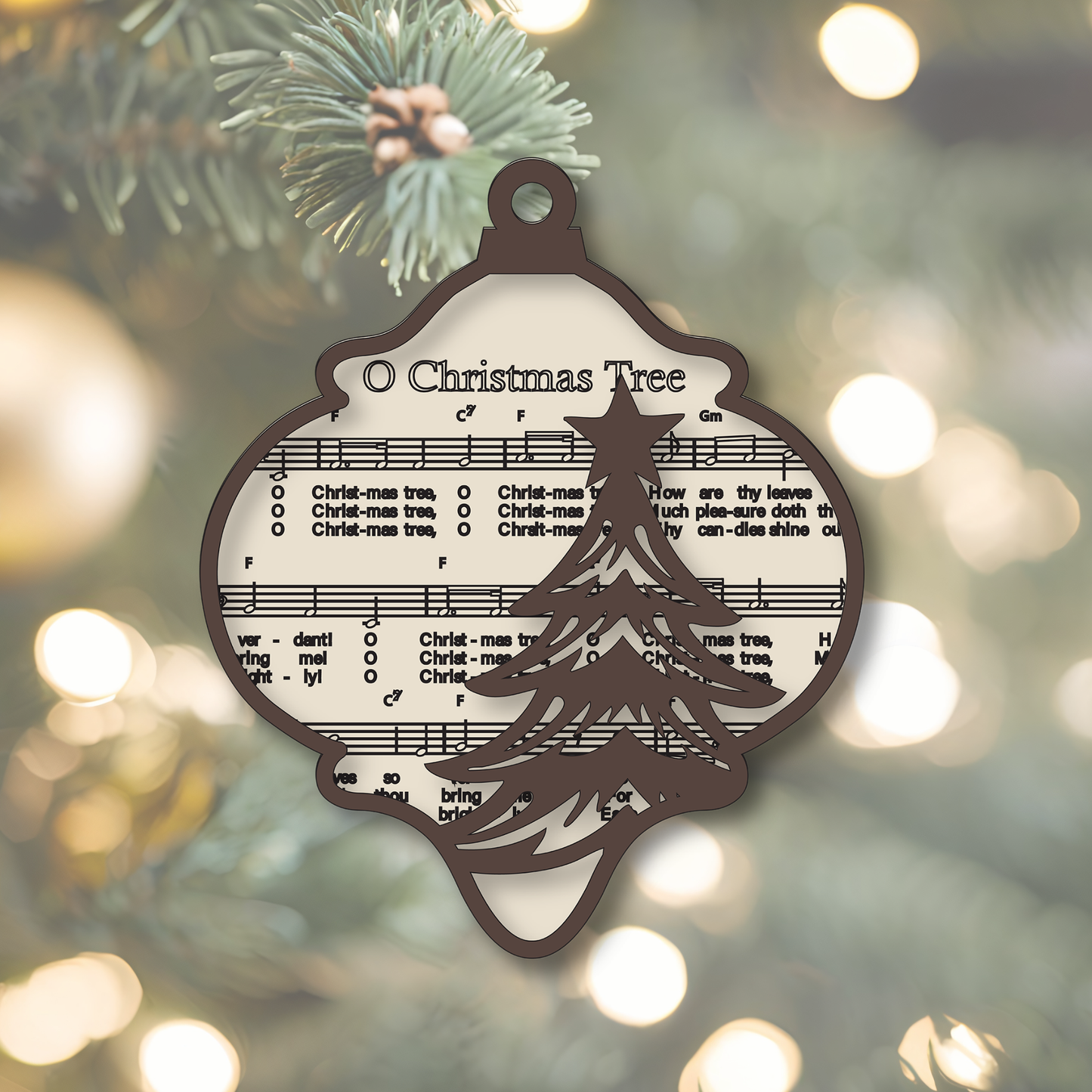 O Christmas Tree Music Ornament