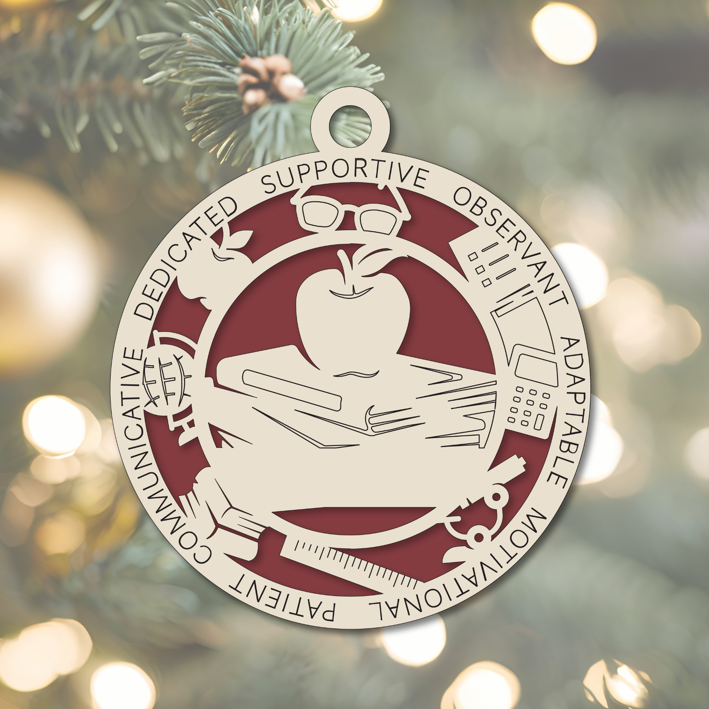 Teacher Christmas Ornament