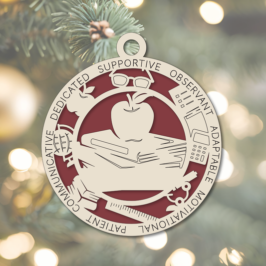 Teacher Christmas Ornament