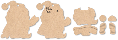 Gnome Unfinished Ornament Kit