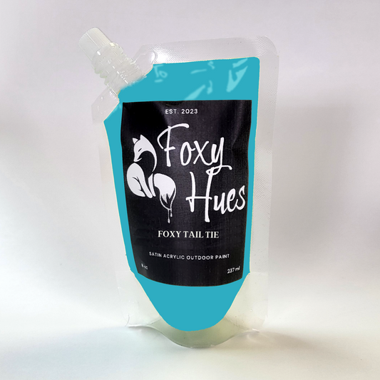 Foxy Hues Foxy Tail Tie paint pouch on a white background
